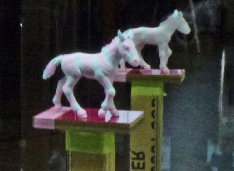 All The Pretty Horses installation detail