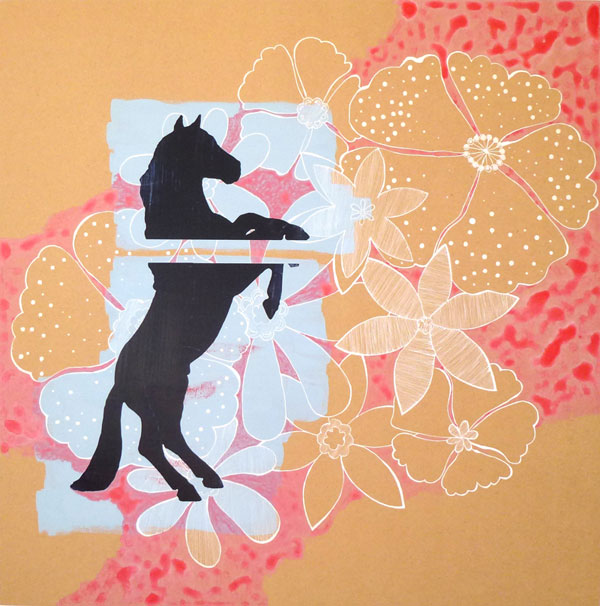 L.O.V.E. 2013 900 x 900mm acrylic on board