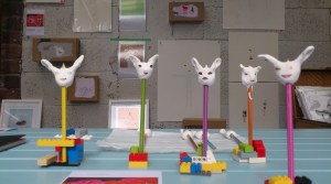 My Art Ache exhibtion at Golden Dawn right after set up, 4.30 pm.